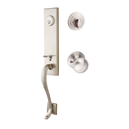 Sure-Loc Hardware Sure-Loc Hardware Solitude Handleset, Durango Handleset Trim, Satin Nickel SL507-DU-RD 15